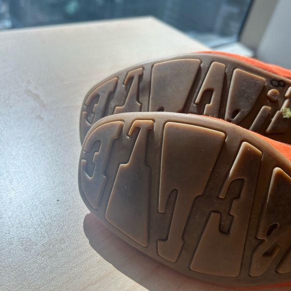 MAM”ZELLE 8.5 GUC Orange and Black Geometric Flats - Picture 10 of 11